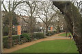 View of Kingsland Road from the bedroom of the restored almshouse