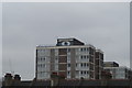 View of Stanway Court, Falkirk Street from Hoxton Station