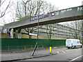 TQ3278 : Elsewhere! – graffito on footbridge over Heygate Street, Heygate Estate, Walworth by Robin Stott