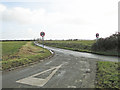 Road junction at Sweeting