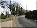 Dangerous bend near Mendham Priory