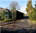 Hedge-lined southern end of First Avenue, Ross-on-Wye