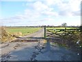 SP3783 : Sowe Common, farm entrance by Mike Faherty