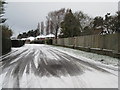 Snow on Downview Avenue