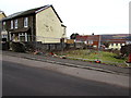 Fenced-off site on the north side of Highland Place, Aberdare