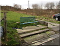 Bench facing King Street, Cwmdare