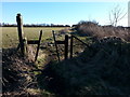 Bridleway that crosses National Cycle Route 1 east of West Cherry Knowle