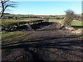 Bridleway that crosses National Cycle Route 1 heading towards West Cherry Knowle