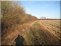 Weston Underwood: Bridleway from Ravenstone