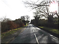 TM4460 : B1122 Aldeburgh Road, Aldringham by Geographer