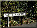 Garrett Crescent sign