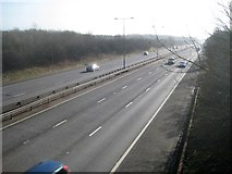 SP7950 : M1 Motorway near Hartwell by Nigel Cox