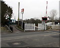 Entrance to Ammanford railway station 