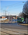 The tramway nearing completion at Sheriffs Way