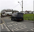 Ammanford Bus Hire vehicle in Bryn Mawr Avenue, Ammanford