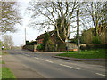 Junction of Lyndon Road and South View Close by The Croft, Manton