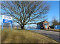 Entrance to the concrete works in Ellistown