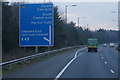 M4 eastbound at junction 44