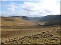 View down Scaur Glen