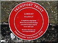 NY6758 : Transport Trust plaque, Lambley Viaduct by Andrew Curtis