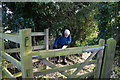 Stile near Sand Pit Farm