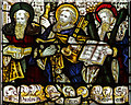SE6051 : Detail, Stained glass window, All Saints' church, Pavement, York by J.Hannan-Briggs