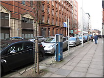 J3373 : Electric-run cars being recharged in Adelaide Street, Belfast by Eric Jones
