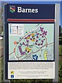 Keele University: Barnes Hall (sign)