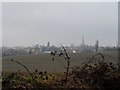 A view of Thaxted through the mist