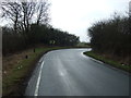 Sharp bend in Meaux Road