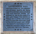 TG1602 : Ketteringham Hall (memorial plaque) by Evelyn Simak