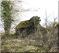 Old building on the edge of Church Plantation