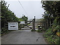 Gate and stile on public footpath near Fordbrook Farm