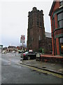 St  Barnabas  church  from  the  end  of  Penny  Lane