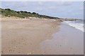 The beach below Highcliffe