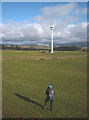 Wind turbine above Boostagill