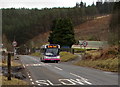 Port Talbot bus leaving Cymmer