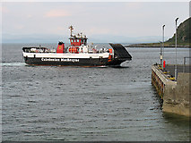 NR9251 : Calmac ferry MV Loch Tarbert at Lochranza by William Starkey