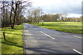 Public footpath through golf course