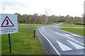 Public footpath through golf course