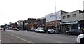 Shops of the west side of the Middle Ormeau Road