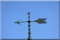 Weathervane on church tower in Virginia Water