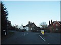 New Road at the junction of Church Road