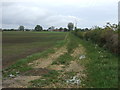 Track (footpath) towards Poplars Farm