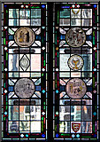 TQ2780 : Tyburn Convent, Hyde Park Place, W2 - Stained glass window by John Salmon