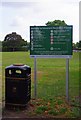 Welcome to Alexandra Recreation Ground sign, Tolworth