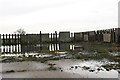 Farm storage yard by the footpath south of Langton