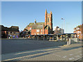 Lowestoft Bus Station and the Catholic church