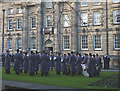 SD4761 : Army band outside the Town Hall.Lancaster by Karl and Ali