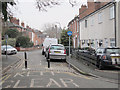 Traffic barrier on Mill Street,Worcester 